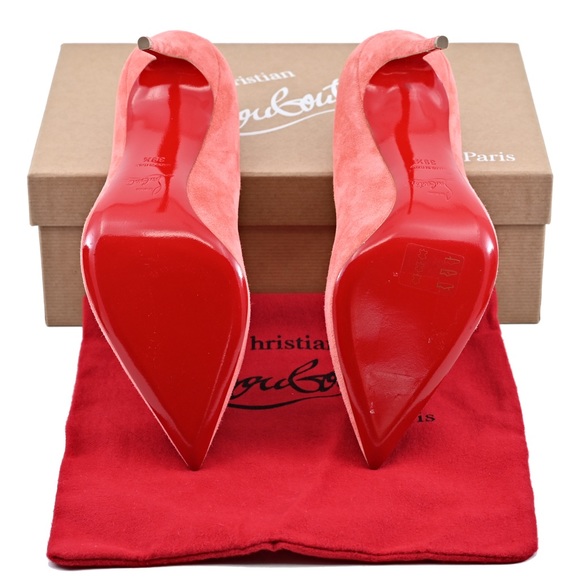 Christian Louboutin Pigalle Follies 100 Suede Pump - Picture 8 of 8